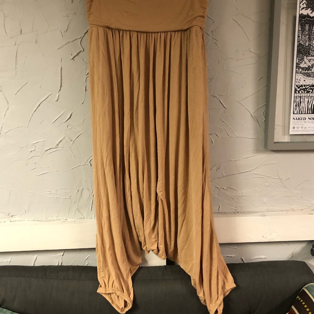 Free People feel good harem pants tan s jogger